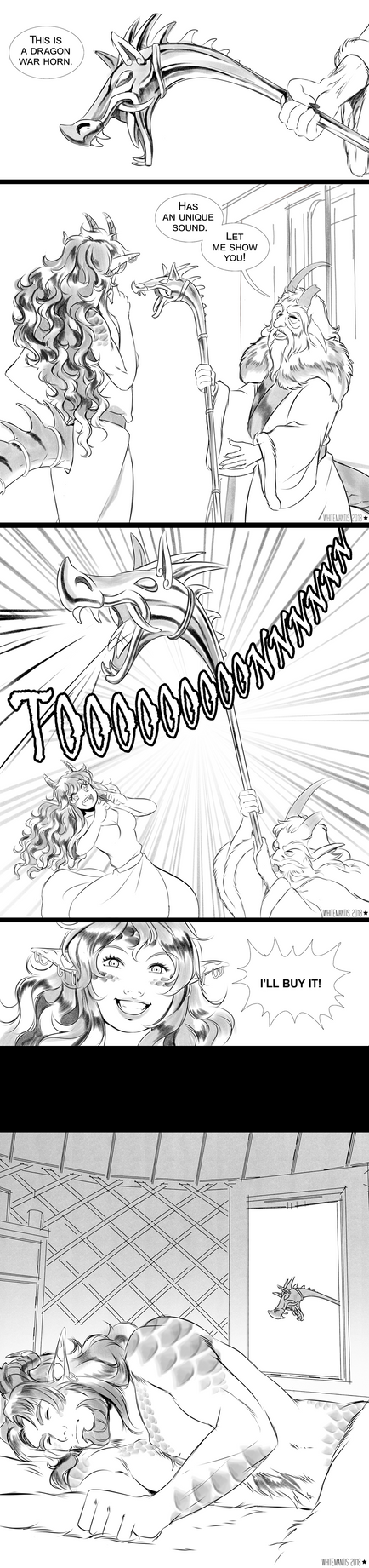Timeless: War Horn by WhiteMantisArt
