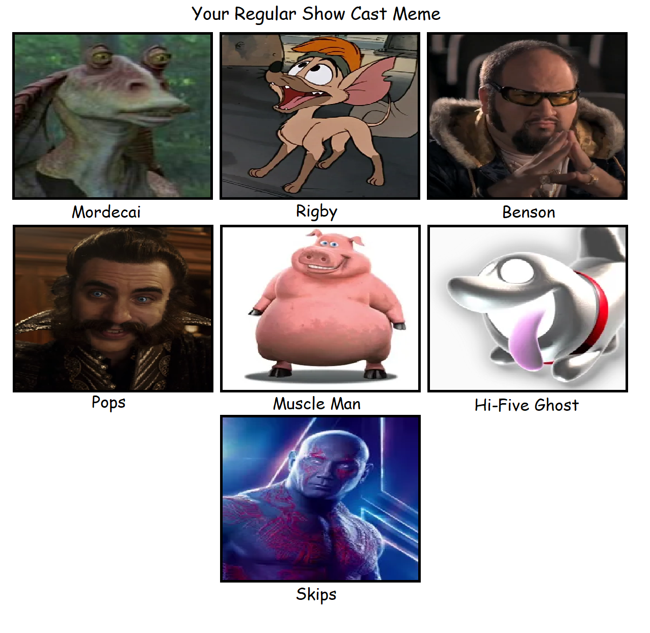 Recast Deviantart Base Regular Show recast by tindy2 on DeviantArt