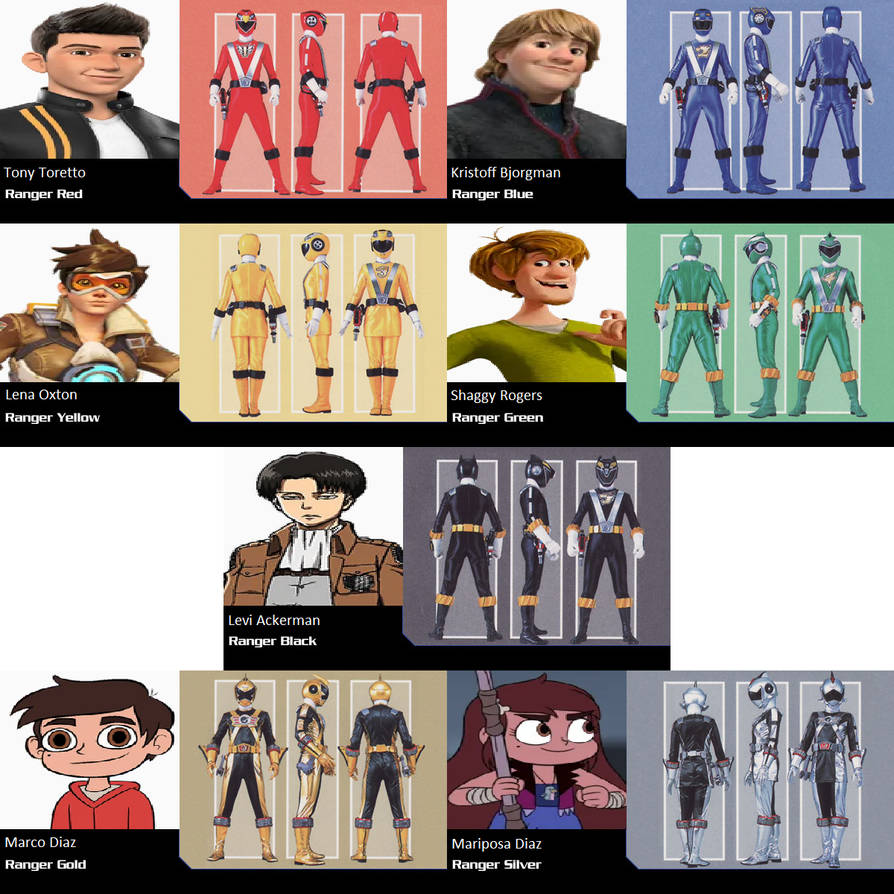 Your Rangers (RPM) recast by tindy2 on DeviantArt