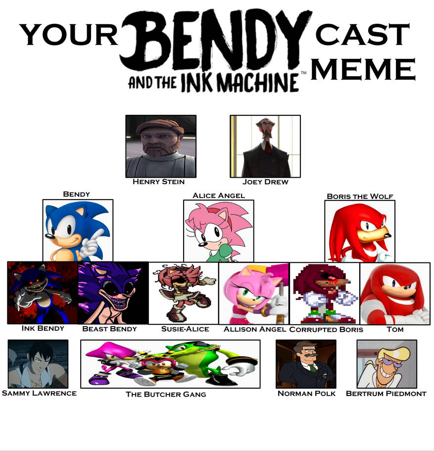 Create meme bendy and the ink machine boris, Henry Stein bendy 3