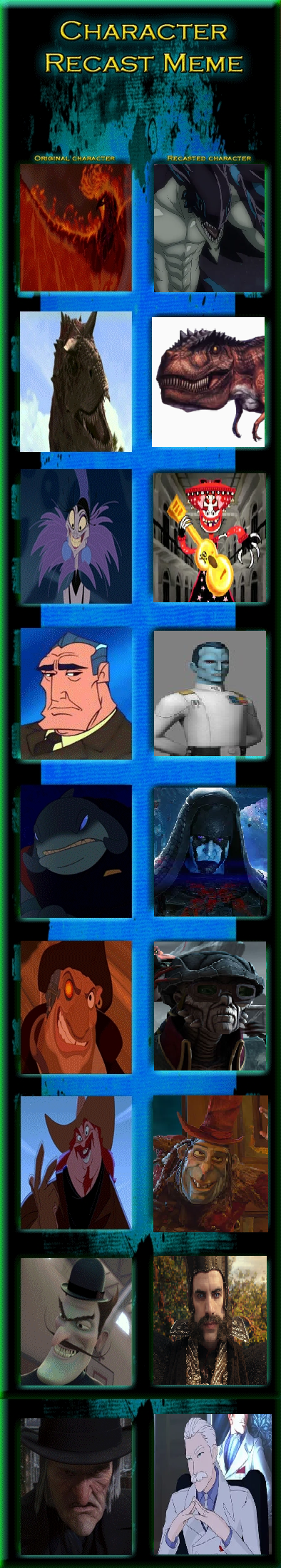 Recast Deviantart Base Post-Renaissance Disney Villains recast by tindy2 on DeviantArt