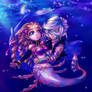 Couple art Gaia Mermaids