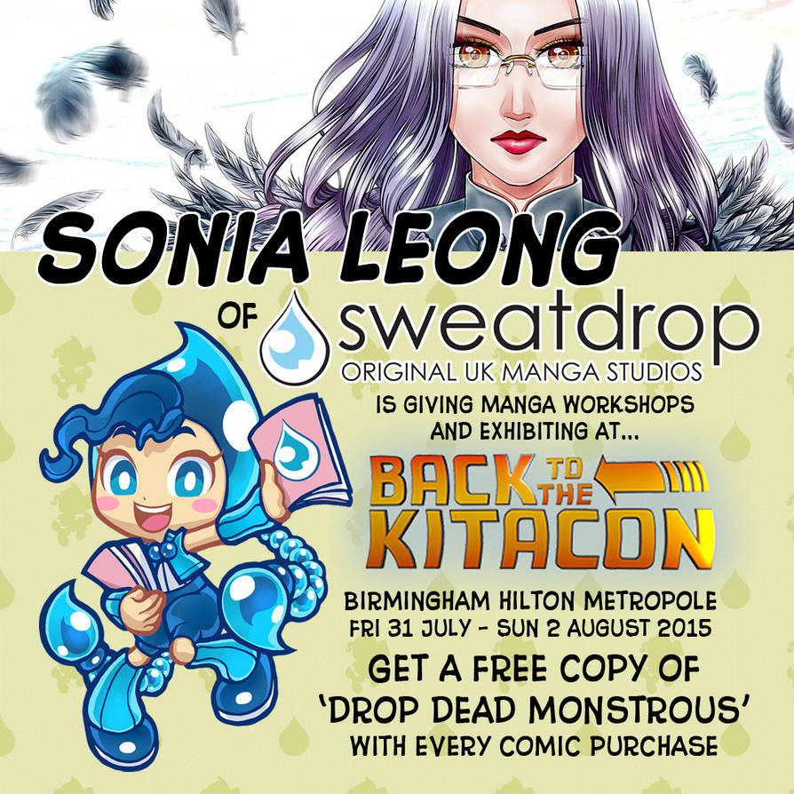 Sonia Leong and Sweatdrop Studios at Kitacon! by sonialeong
