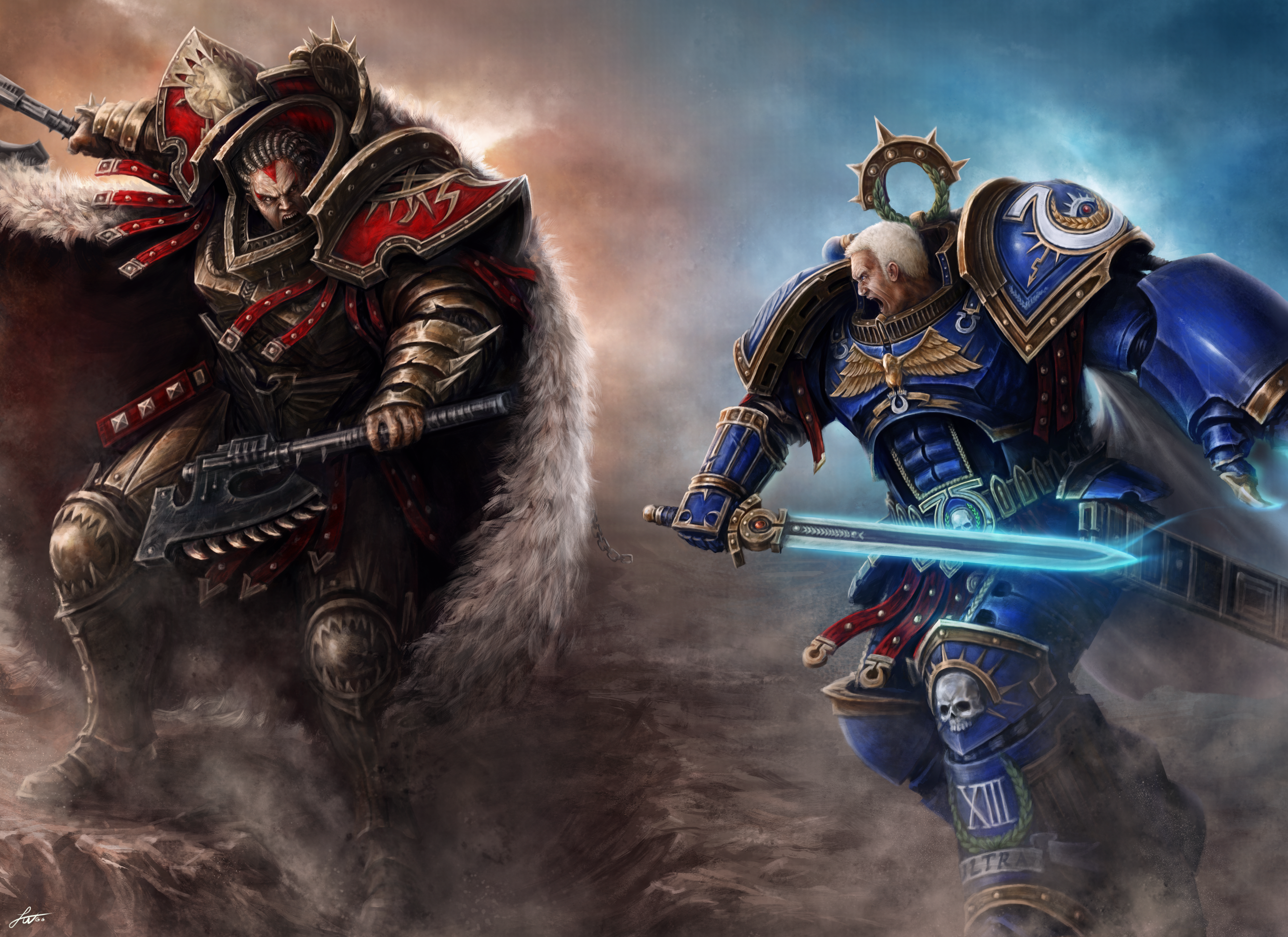 Warhammer 40000 Ангрон арт
