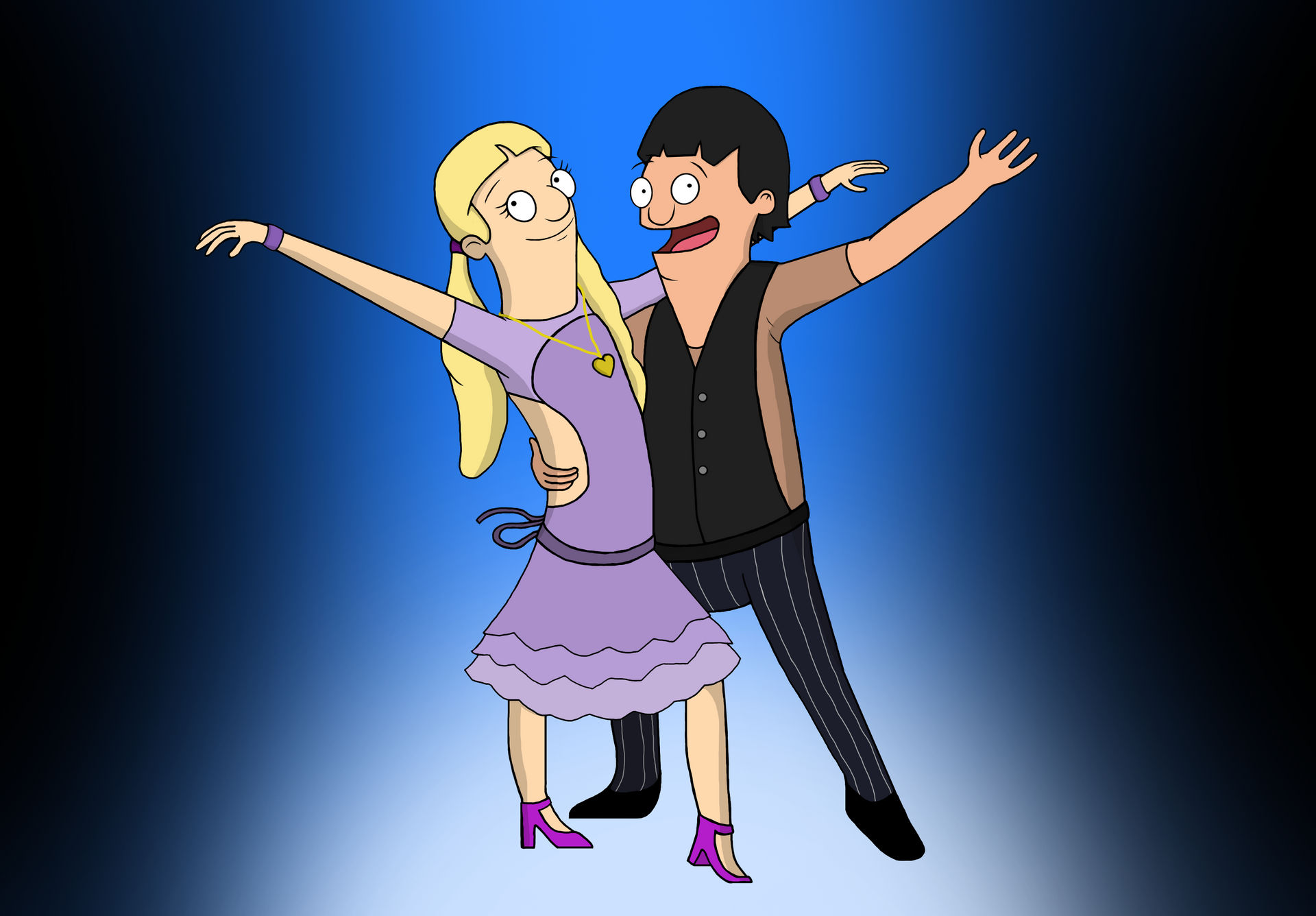 Gene and Courtney Dancing Rumba by JokerCarnage5 on DeviantArt