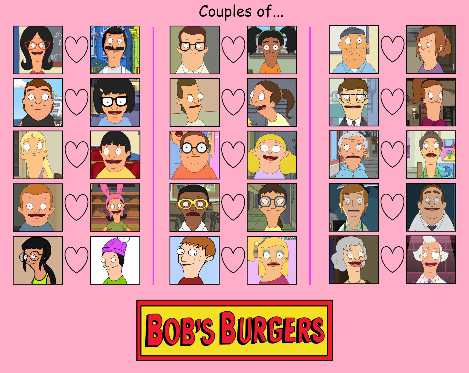 Bobx Couples of Bob's Burgers by JokerCarnage5 on DeviantArt