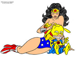 Rat-man meet Wonder Woman