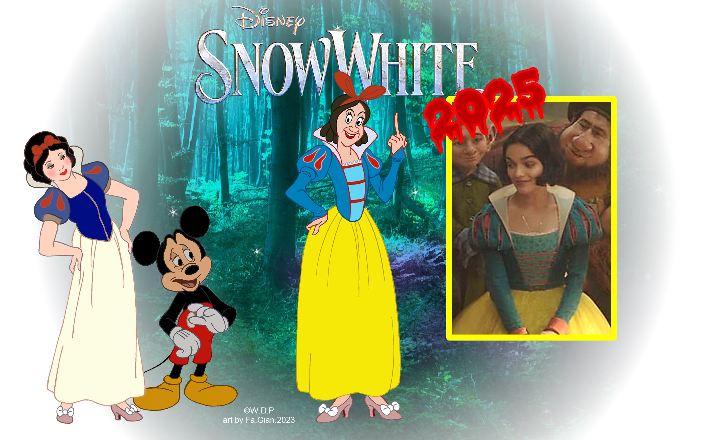Disney Snow White LIVE Poster 2025 by FaGian on DeviantArt