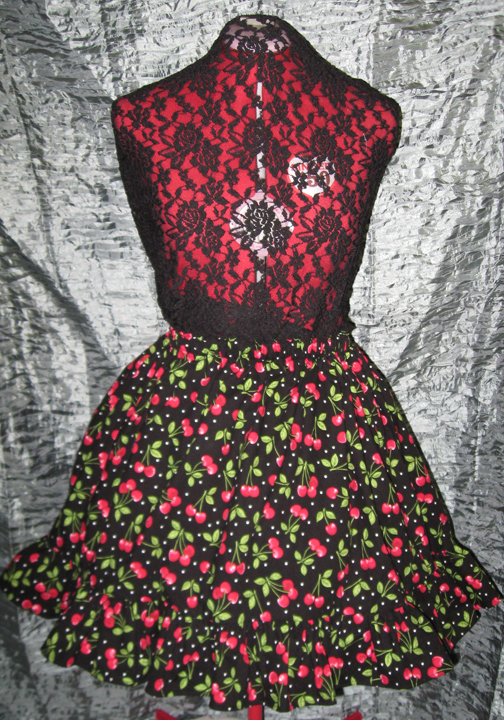 Very Cherry Ruffle Skirt