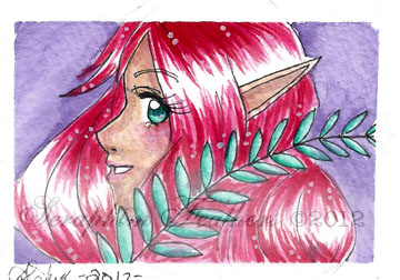 Lady Fern ACEO