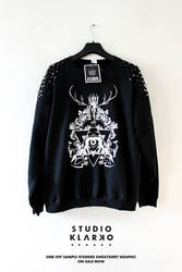 Paranoia Studded Sweatshirt