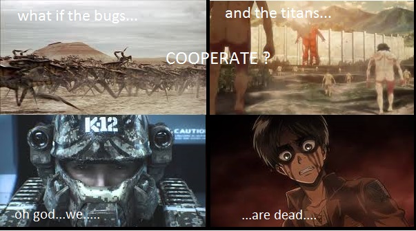 what if....? ((attack on titan x starship troopers