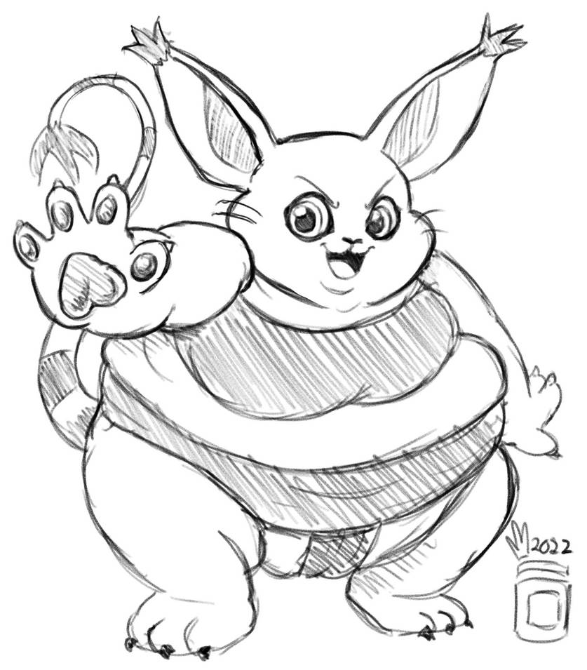 Pokemon Sumo Deviantart COMM: Sumo Gatomon by RoyalJellySandwich on DeviantArt