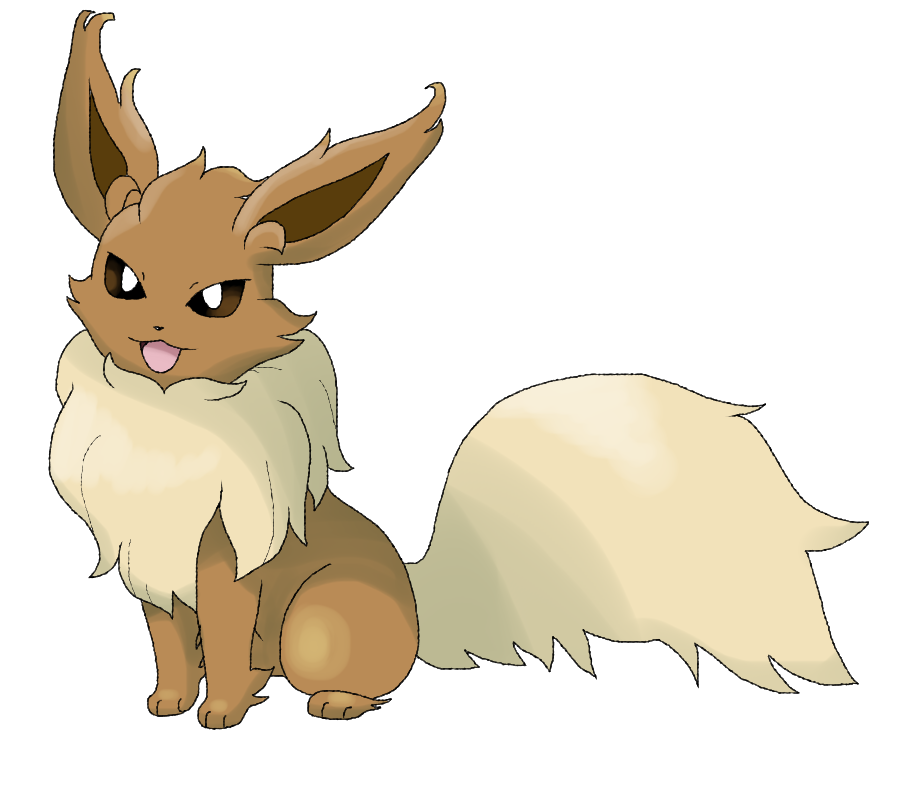 Pokemon: Eevee and Shiny Eevee by Twila101 on DeviantArt