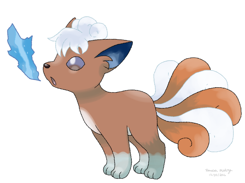 Crossbreed Vulpix - Different art