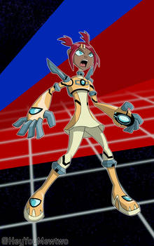 Sari Sumdac in an Action Pose!