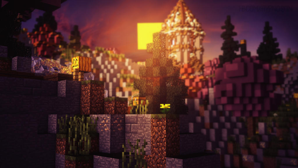 Minecraft Scene Beautiful Minecraft C4D Beautiful Scene xD by HypnoSan on DeviantArt