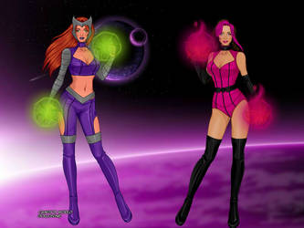 Starfire and Nebula