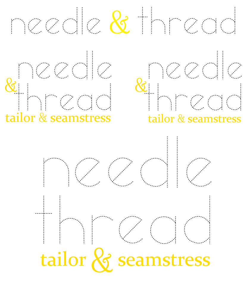 Needle and Thread Logo Design by maloohree on DeviantArt