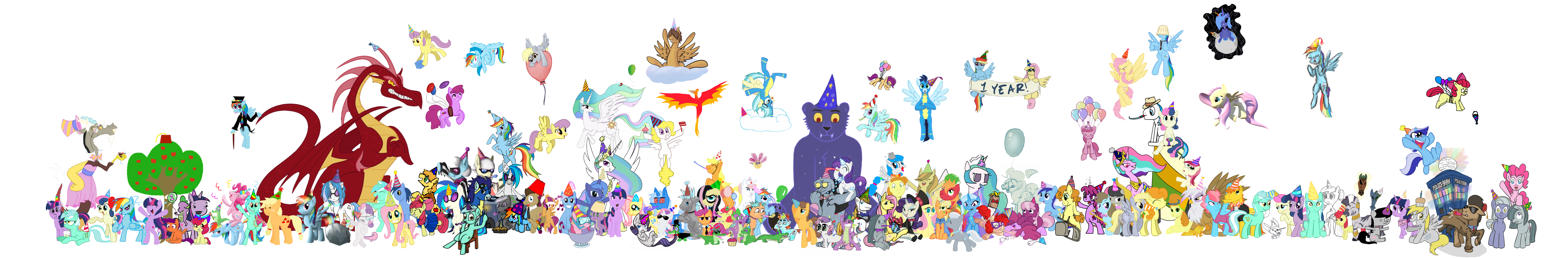 1st Anniversary MLPFIM Collab