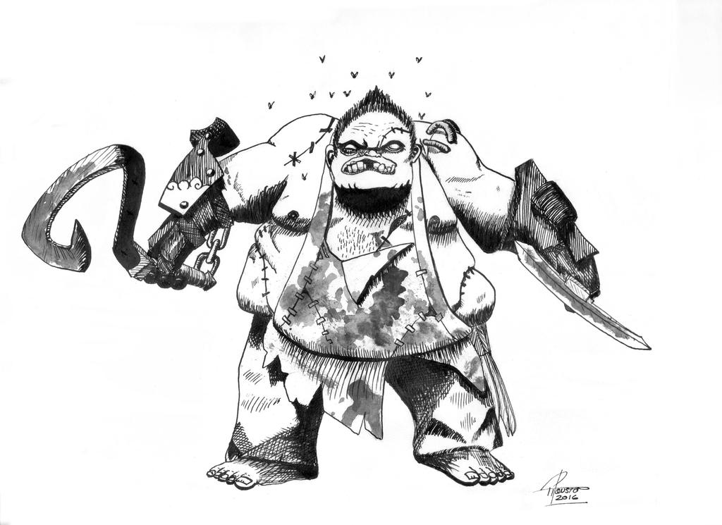 Pudge Draw Pudge from DotA 2 by DD28 on DeviantArt