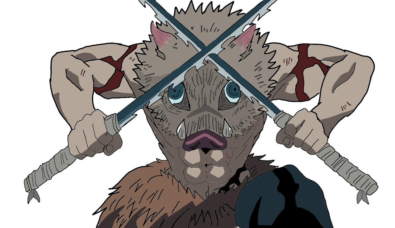 My Inosuke Art by UnknownHalf on DeviantArt