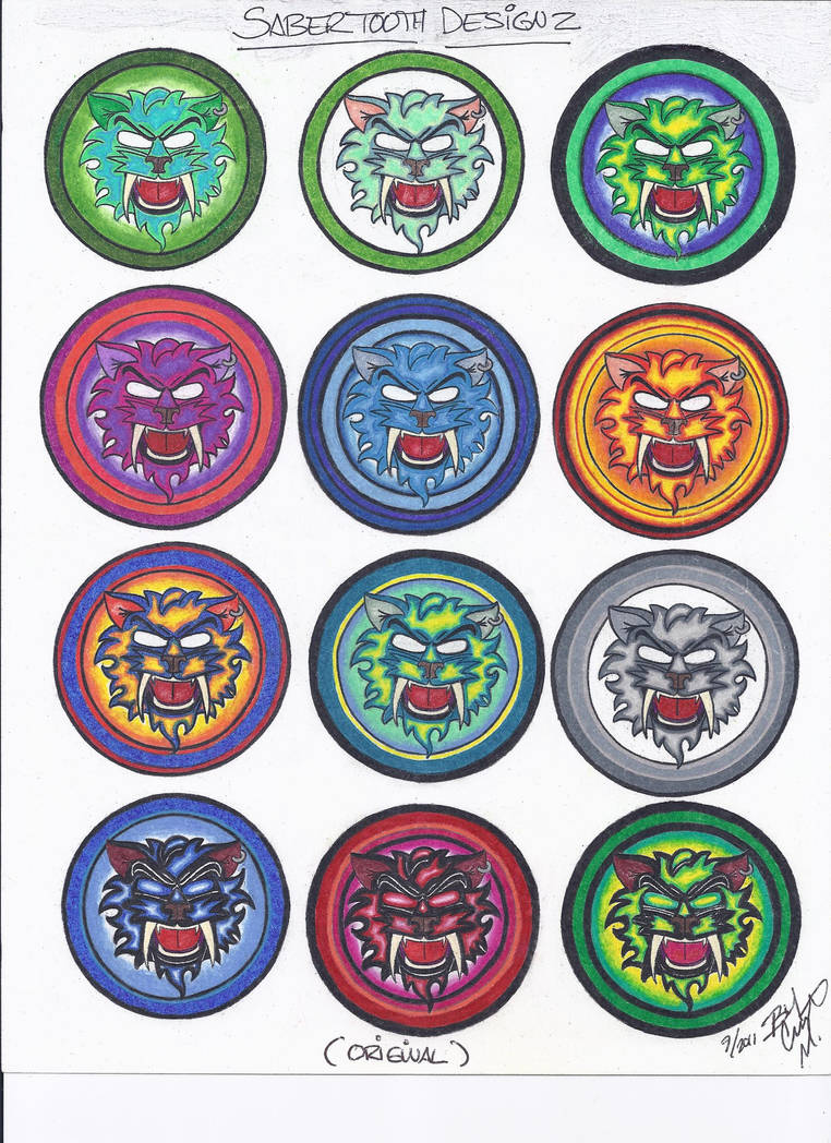 Sabertooth 12 Logo Color Swatch by SabertoothDesignz on DeviantArt