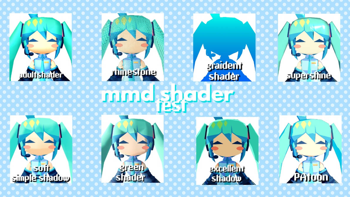 Mmd Model Shading MMD shader test by lensdeaddog on DeviantArt