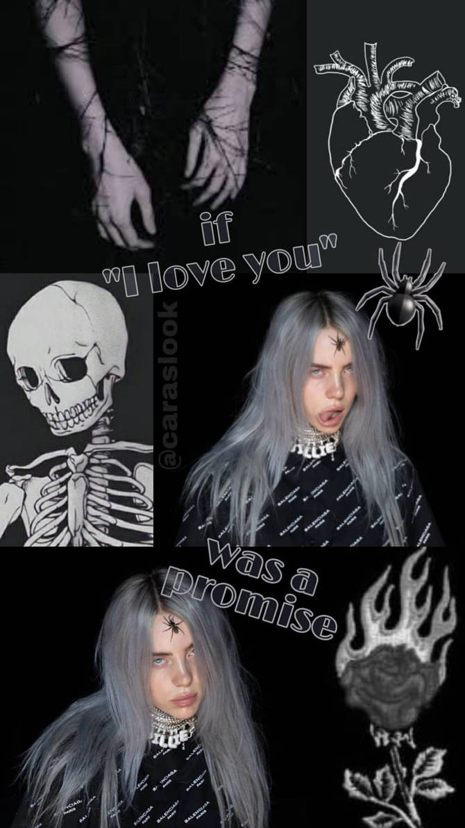  Billie  Eilish  black aesthetic  wallpaper  by juli3569 on 