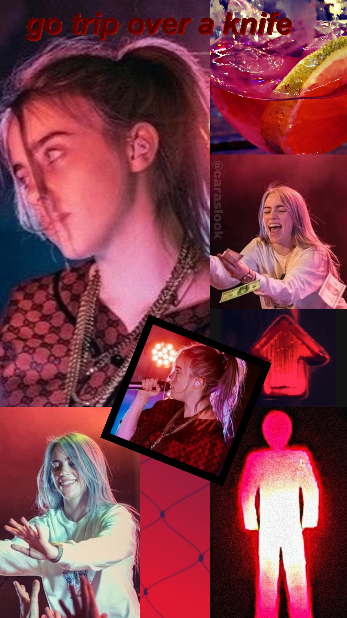 Billie Eilish red aesthetic wallpaper by juli3569 on DeviantArt Billie Eilish red aesthetic wallpaper by juli3569 on DeviantArt