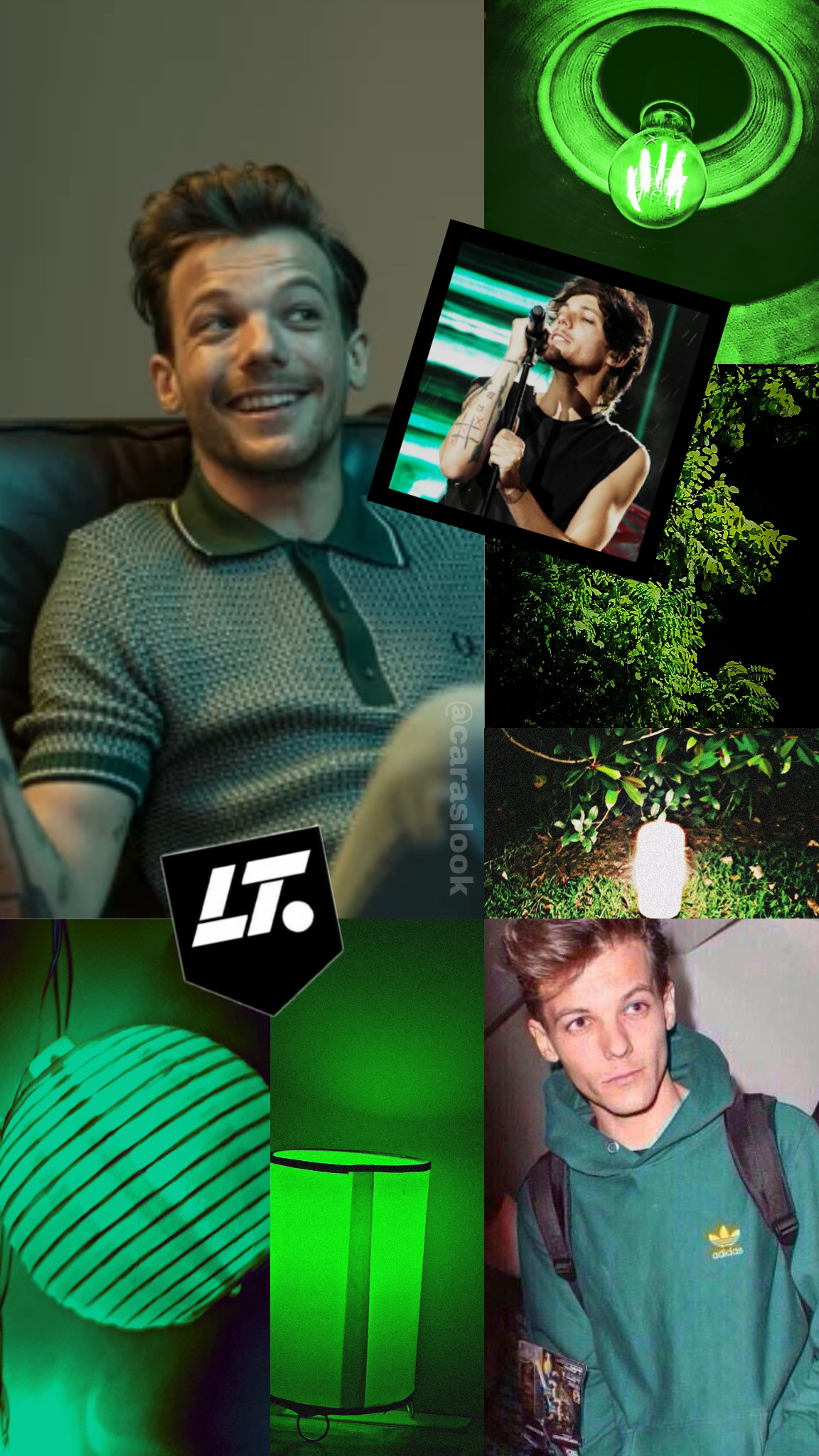 Check out emilyfxrrest's Shuffles louis tomlinson green wallpaper