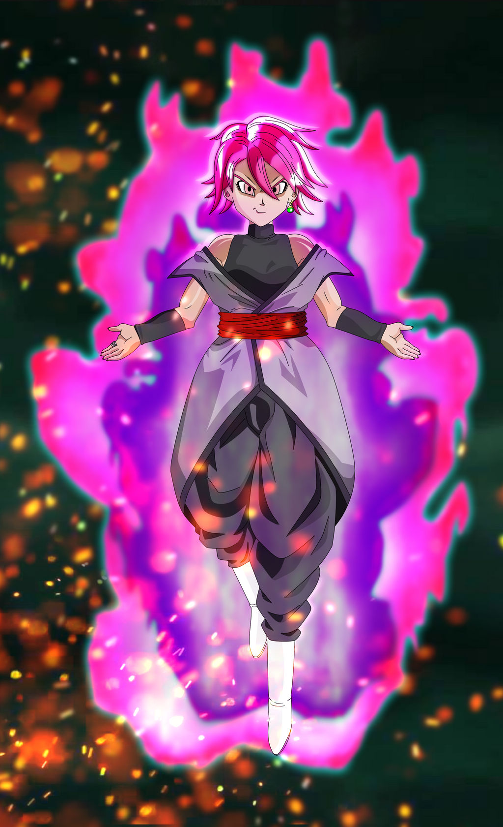 Dragon Ball Xenoverse 2 Super Saiyan Rose Super Saiyan Rose Tristina - Dragon Ball XenoVerse by ScottishSocialist