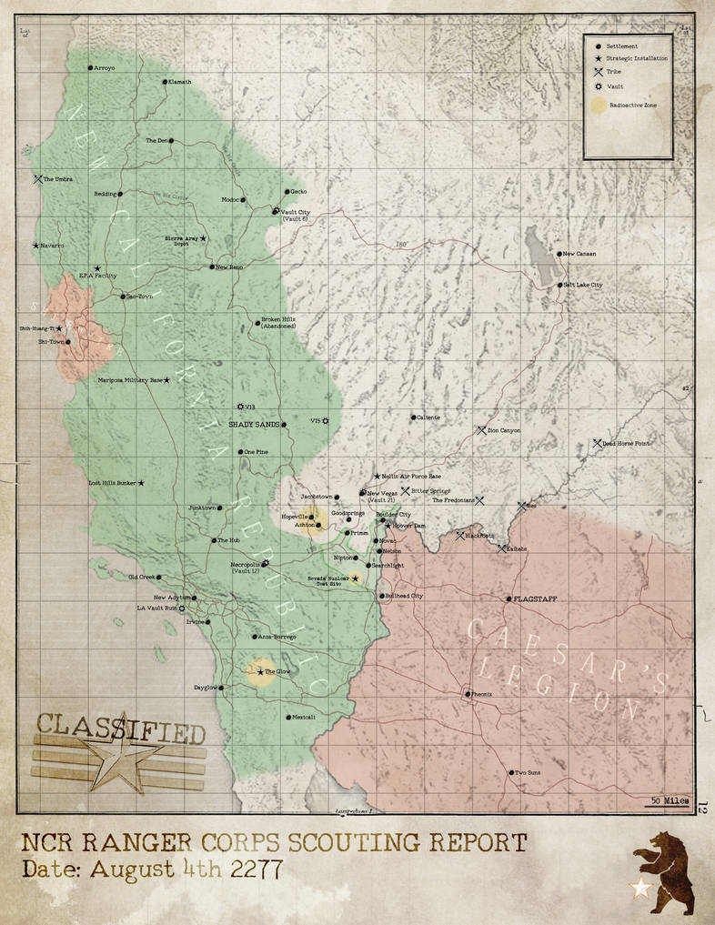 Fallout Map 2296 FALLOUT - New California 'Political Map' (2277) by RSGSteven on DeviantArt