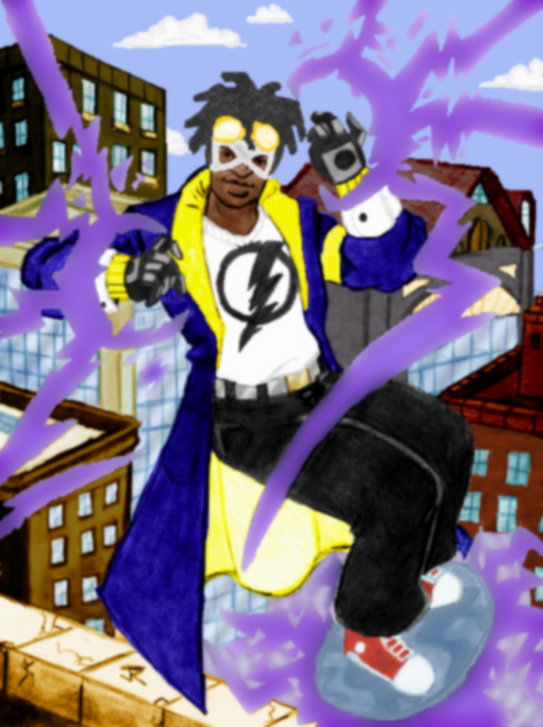 Static shock, colored.