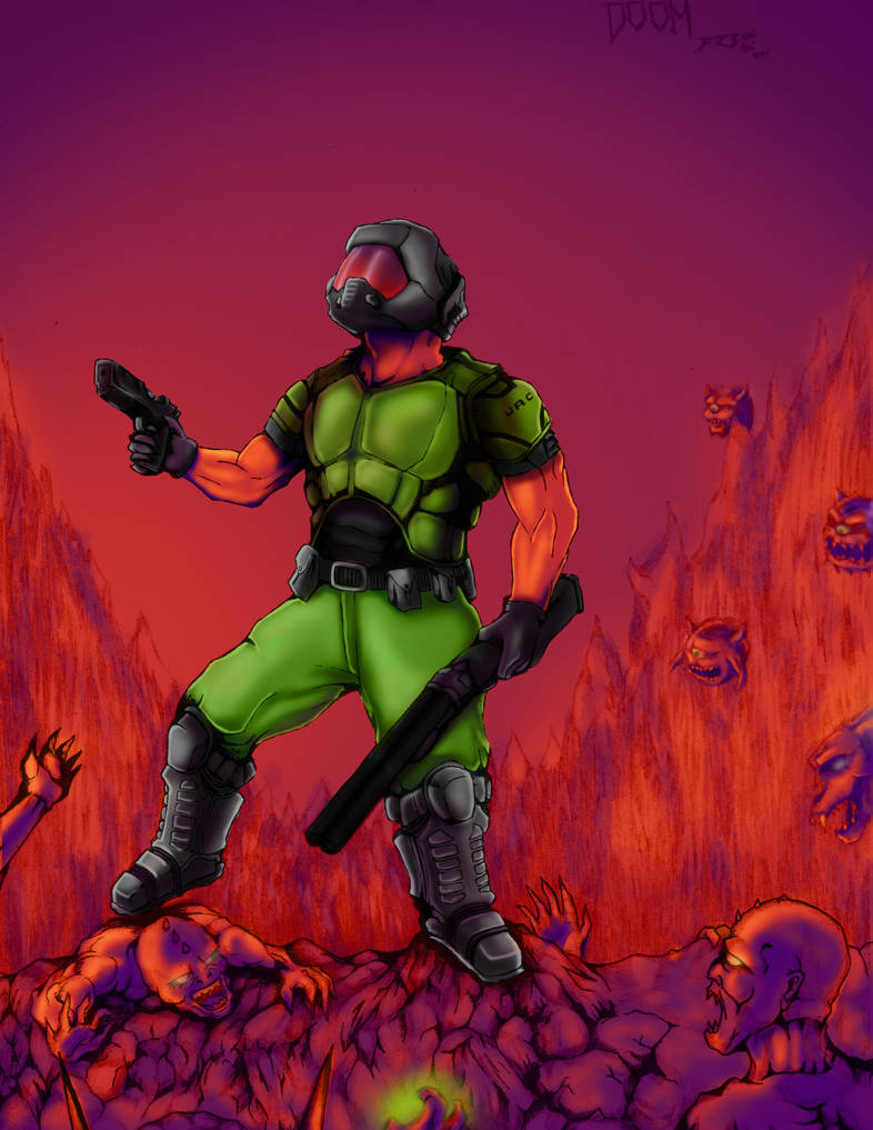 Doom Color Numbers Doom color (digital) by JFR3 on DeviantArt