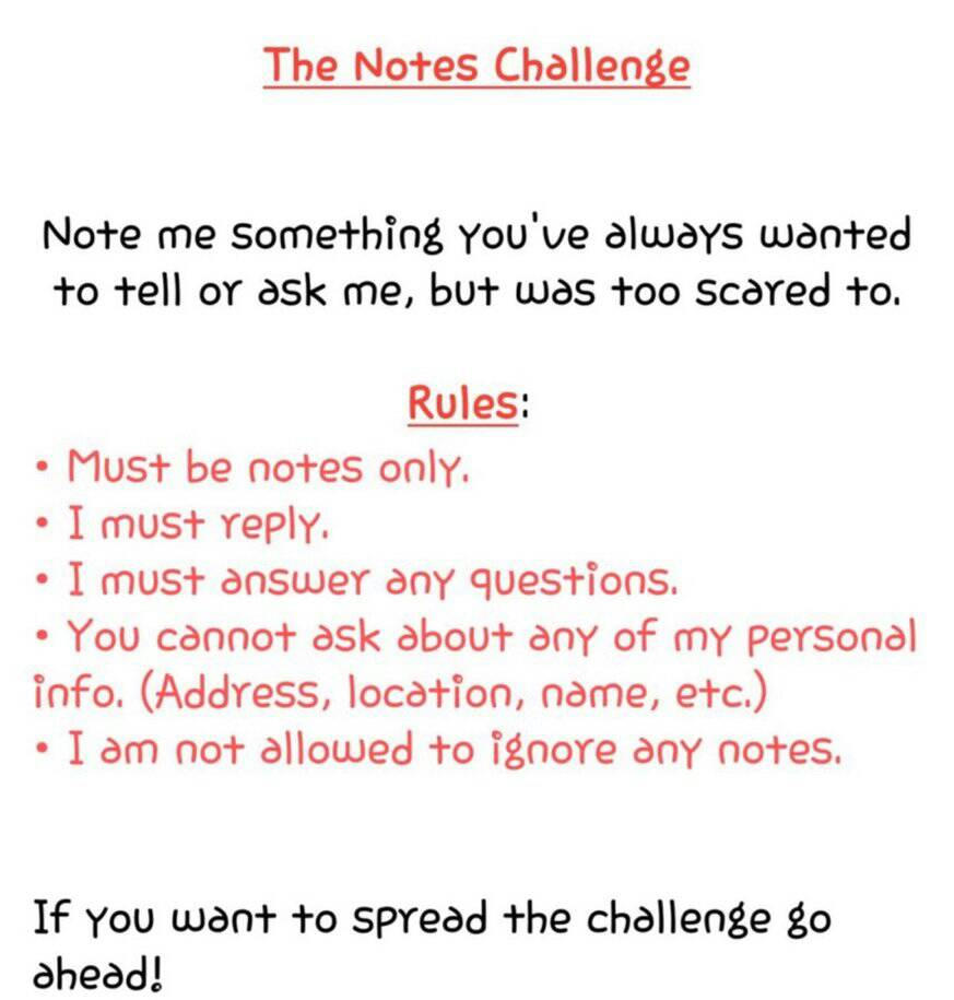 Note Challenge by FESH456 on DeviantArt