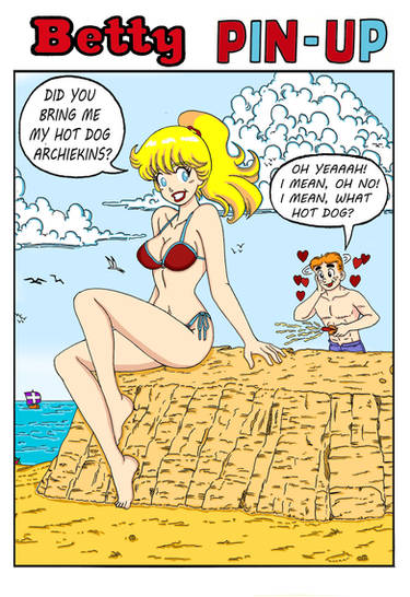 Betty Pin Up Anime Version Full Color