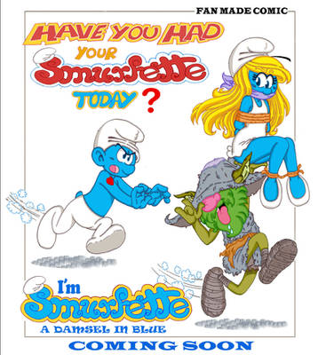 Im Smurfette A Damsel in Blue Kidnapping Poster