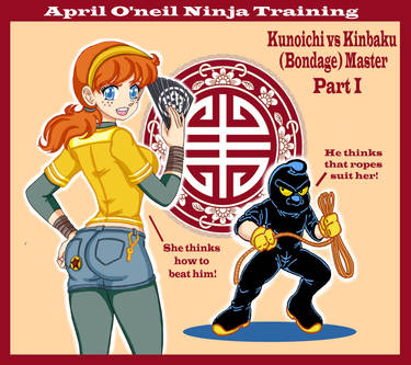 April O'Neil Kunoichi vs Kinbaku Master Part I