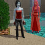 The Sims 3 Marcline and Bubblegum