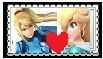 Samus x Rosalina stamp