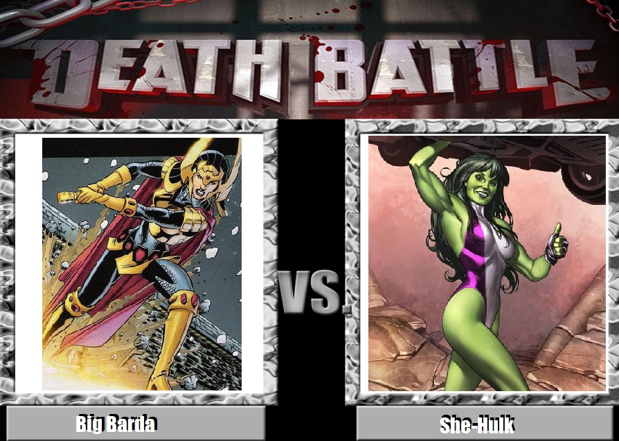 Death Battle: Big Barda vs She-Hulk