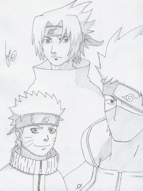 Naruto-Shippuden by Sasram on DeviantArt  Arte anime, Kakashi desenho,  Naruto e sasuke desenho