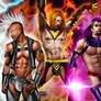 Genderbend X-men: Storm, DarkPhoenix, and Psylocke
