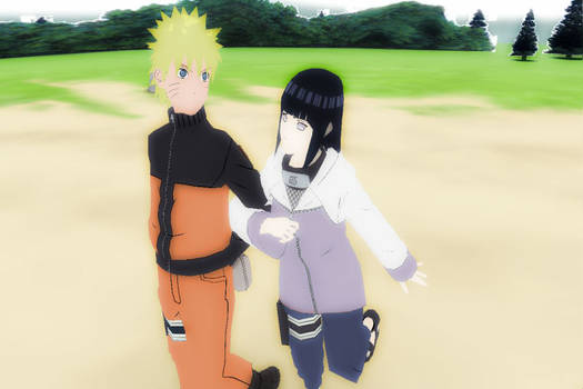 Cleared Naruto + Hinata art from the last booklet by Exkirion on
