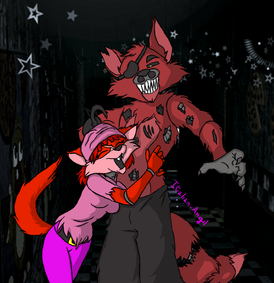 Collab2:Young Rossa and Nightmare Foxy