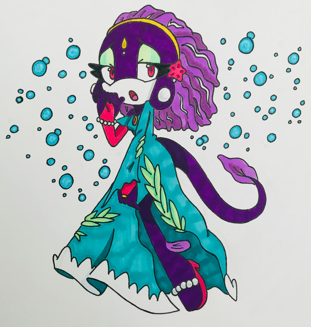 Undina (Coloured) Undina. by Nightshadethedark16 on DeviantArt