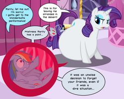 COMMISSION - Rarity's Punishment for Rainbow Dash