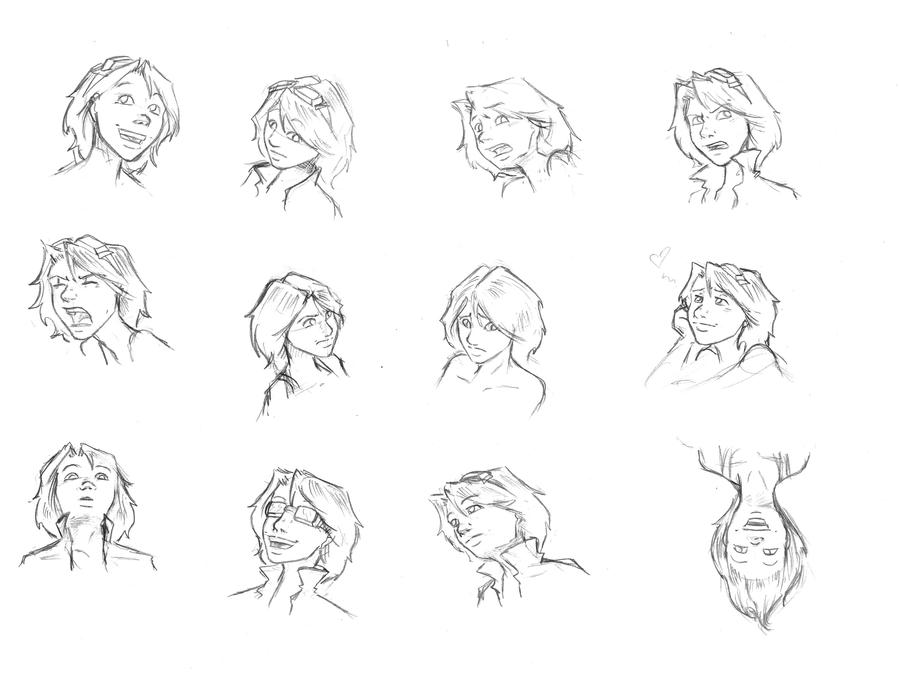 model sheet_expresions by 9-rbk-9 on DeviantArt