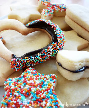 Colourful Sprinkle Cookies